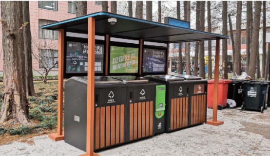 貓先生智能垃圾分類亭價格，定時定點垃圾收集點 ，垃圾亭生產(chǎn)廠家