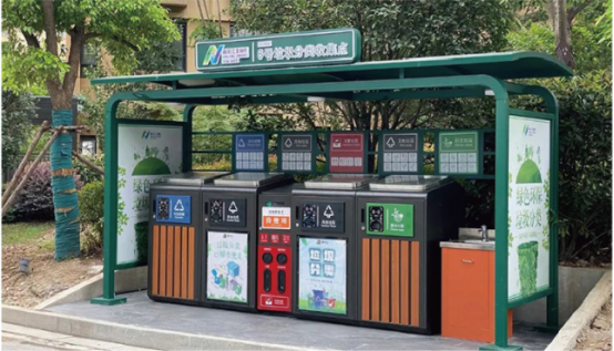 貓先生智能垃圾分類亭價格，定時定點垃圾收集點 ，垃圾亭生產(chǎn)廠家