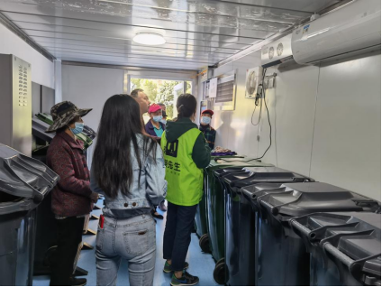 智能分類垃圾房，清潔小屋，垃圾分類收集站生產(chǎn)廠家